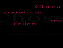 Tablet Screenshot of chosenfics.com